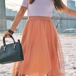 Pink Zara skirt